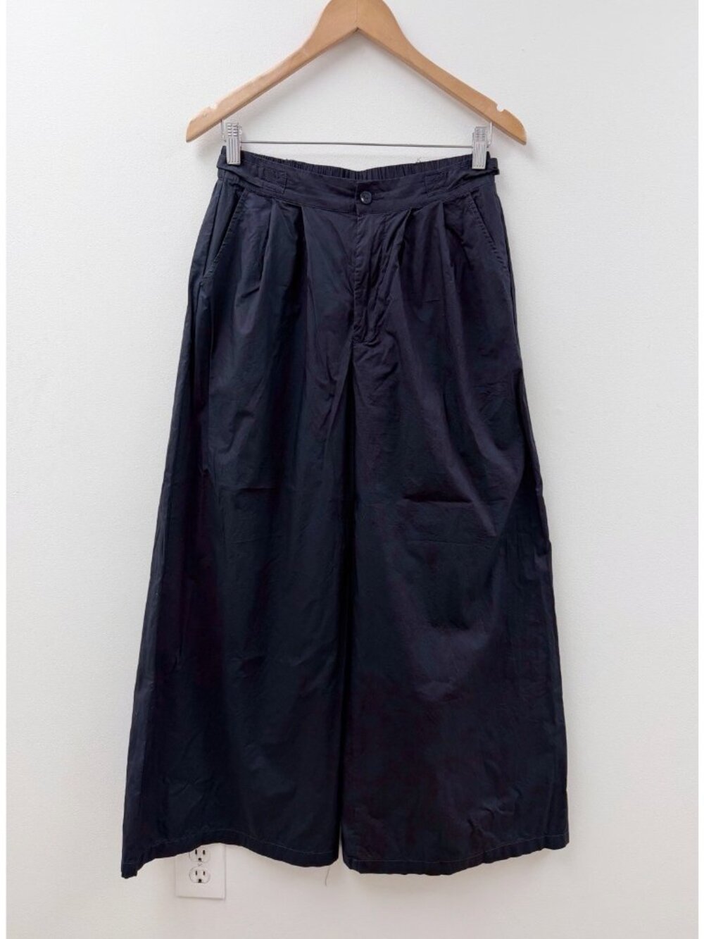 YFB Young Fabulous Broke Black Wide Leg Cotton Pants Sz Medium M - Picture 1 of 12